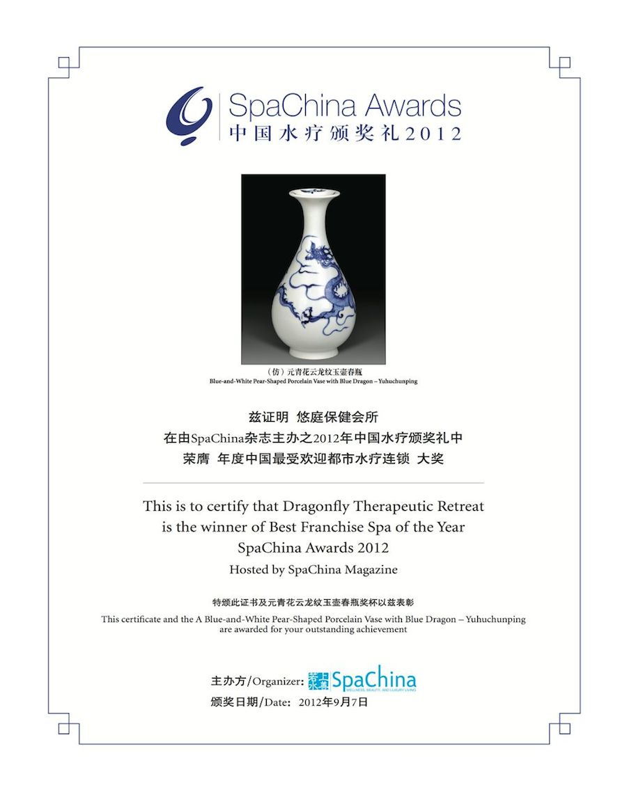 Best Franchise Spa 2012